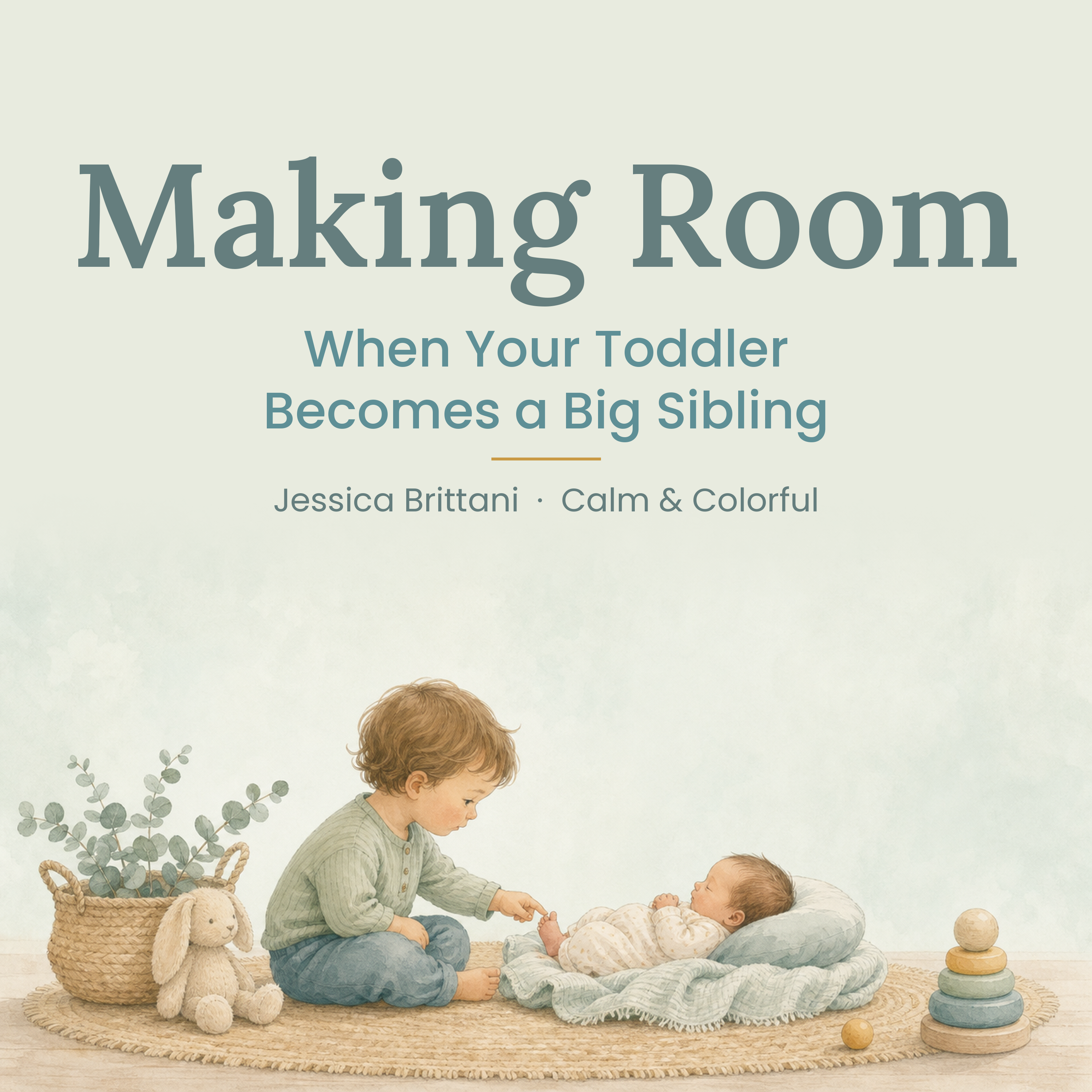 Preparing your toddler for a new baby? This audio course helps moms ease new sibling jealousy, acting out and regression. $27.