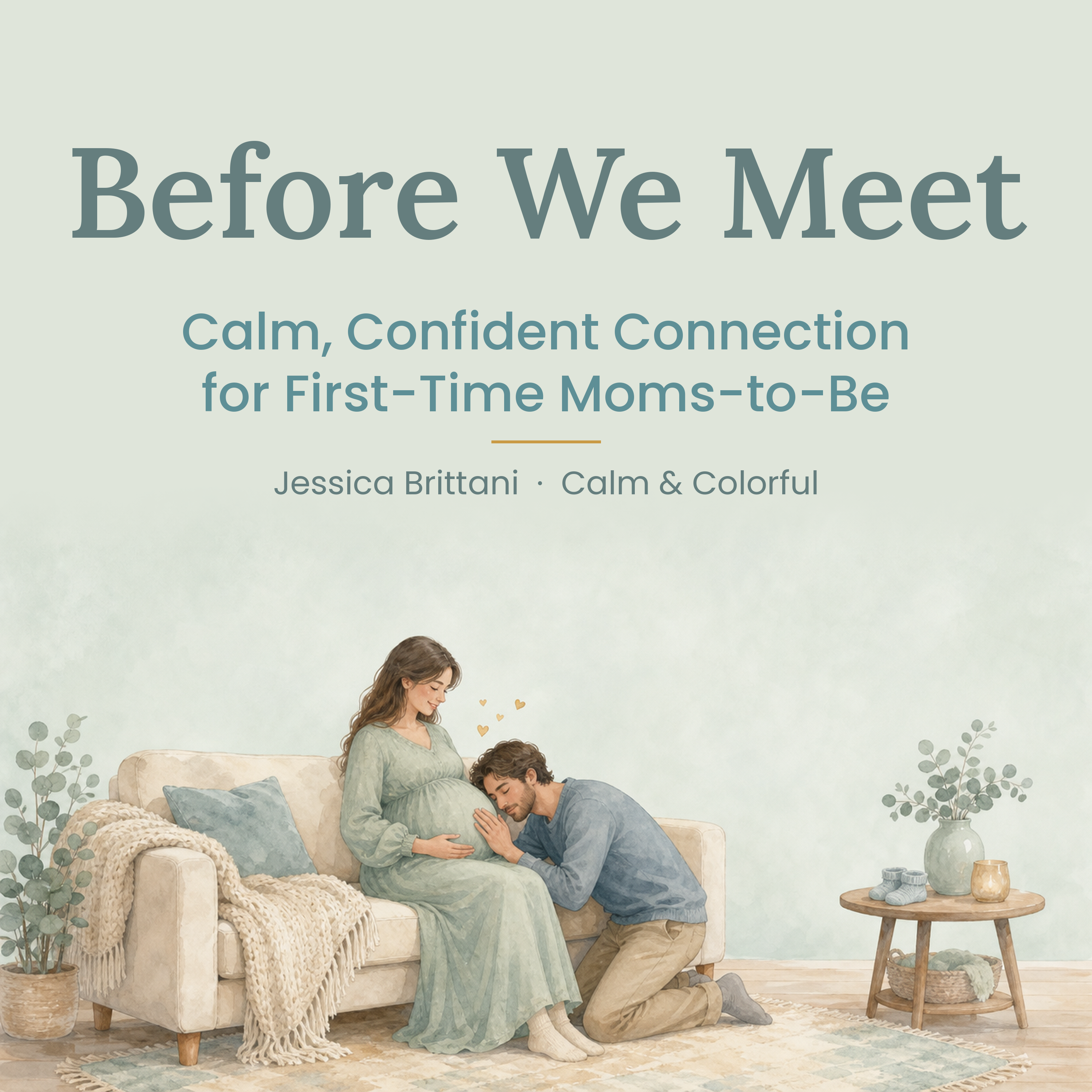 Bonding with baby during pregnancy, even if you're not feeling connected yet. Gentle guided audio for first-time moms-to-be. $19.